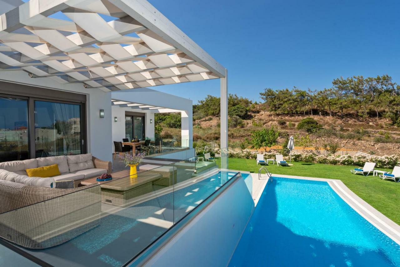 Eolia Iconic Villa, Walking Distance To The Beach, By Thinkvilla Pánormos Eksteriør billede